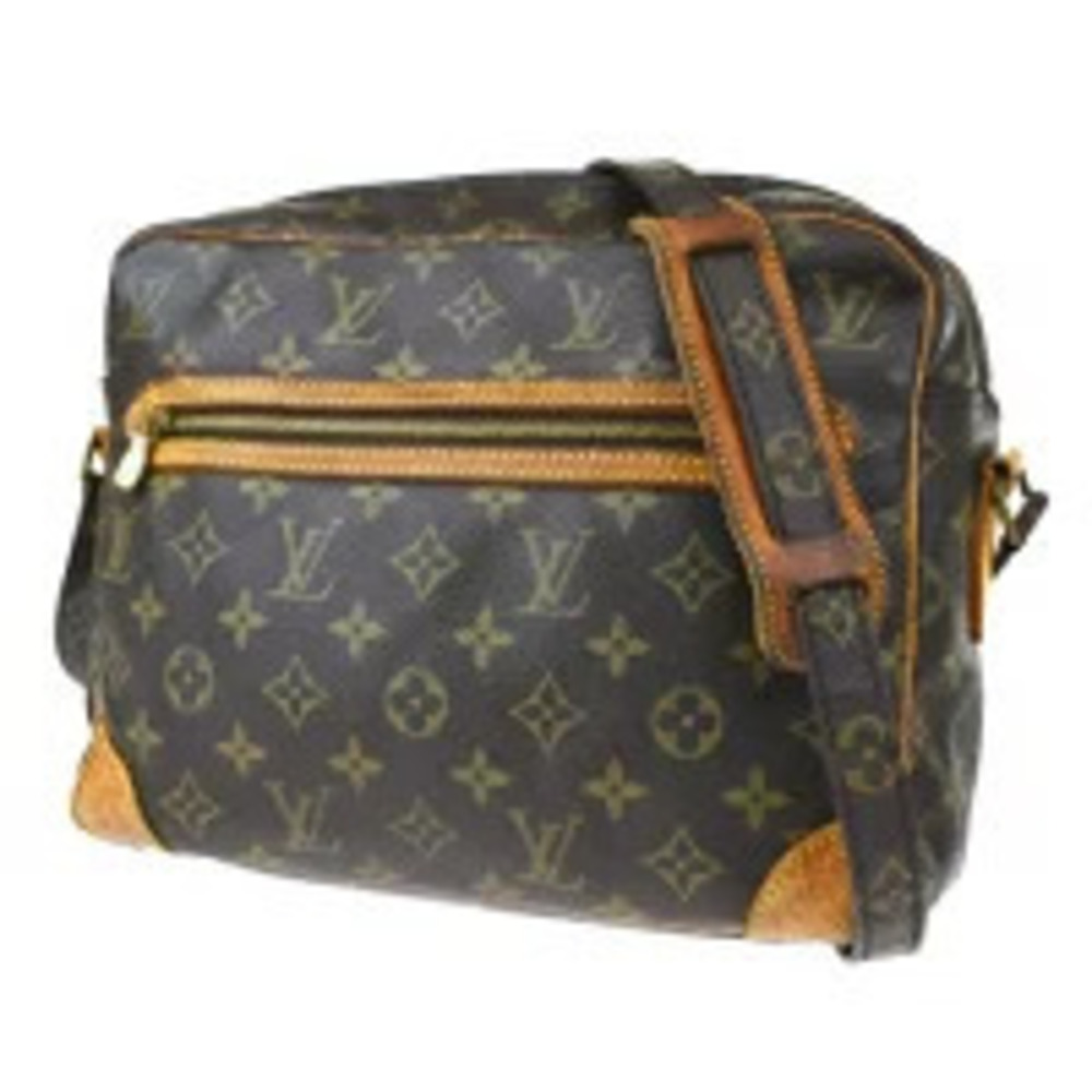 Louis Vuitton Potomac Shoulder Bag monogram canvas leather Brown